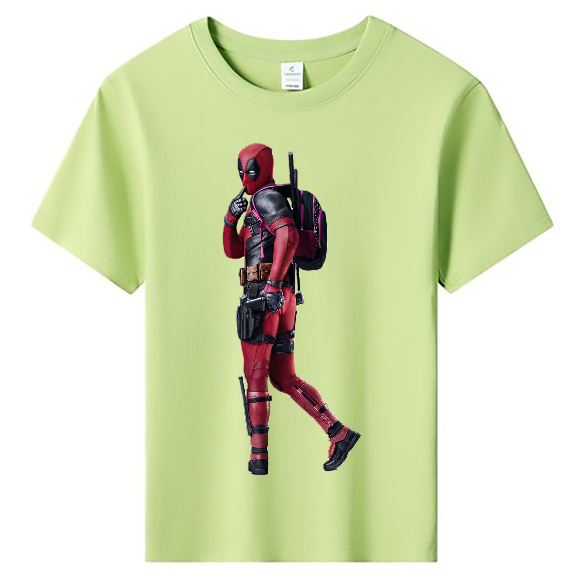 （画像用） Deadpool デッドプール 綿100％キッズTシャツ（フロントプリント）